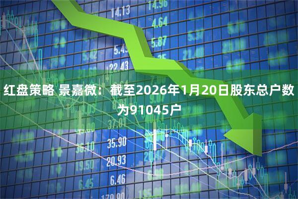 红盘策略 景嘉微：截至2026年1月20日股东总户数为91045户